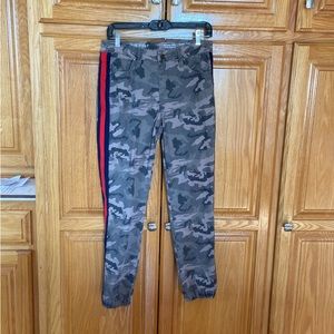 *****SOLD****Laurie Felt green camo jeans